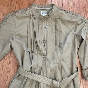 Converse One Star Women's Tan Cotton Belted dress -L